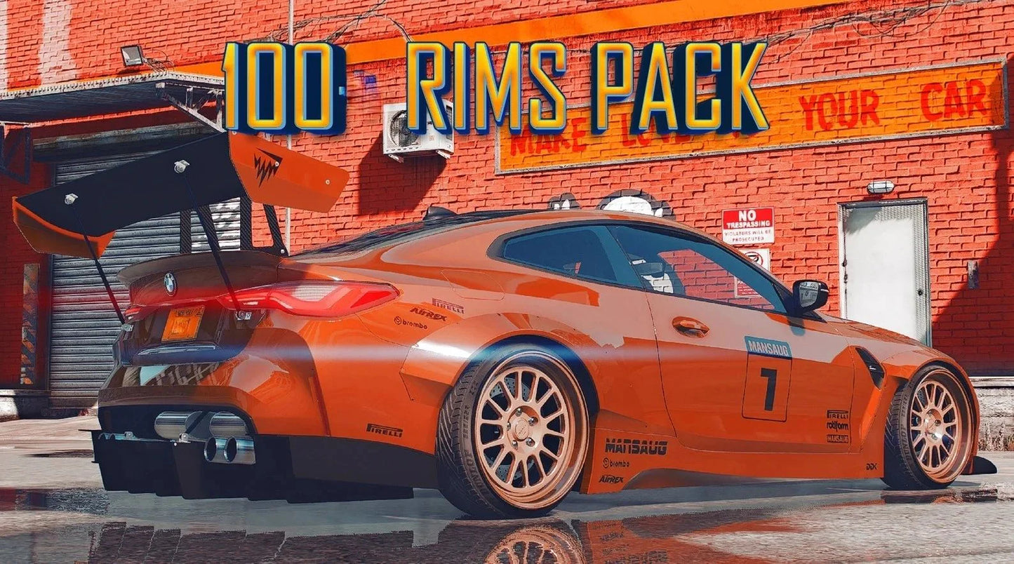 Custom 100 Rims Pack