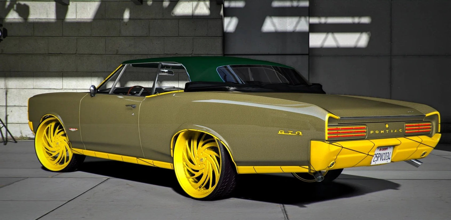 1966 Pontiac GTO Gold Donk | Hardie
