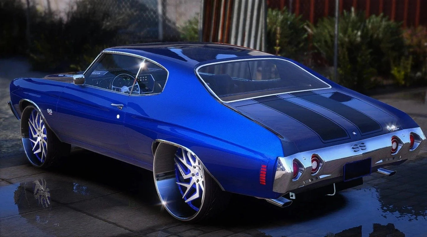 1970 Chevrolet Chevelle SS 454 Hardtop On Forgiato | PNUT Customs