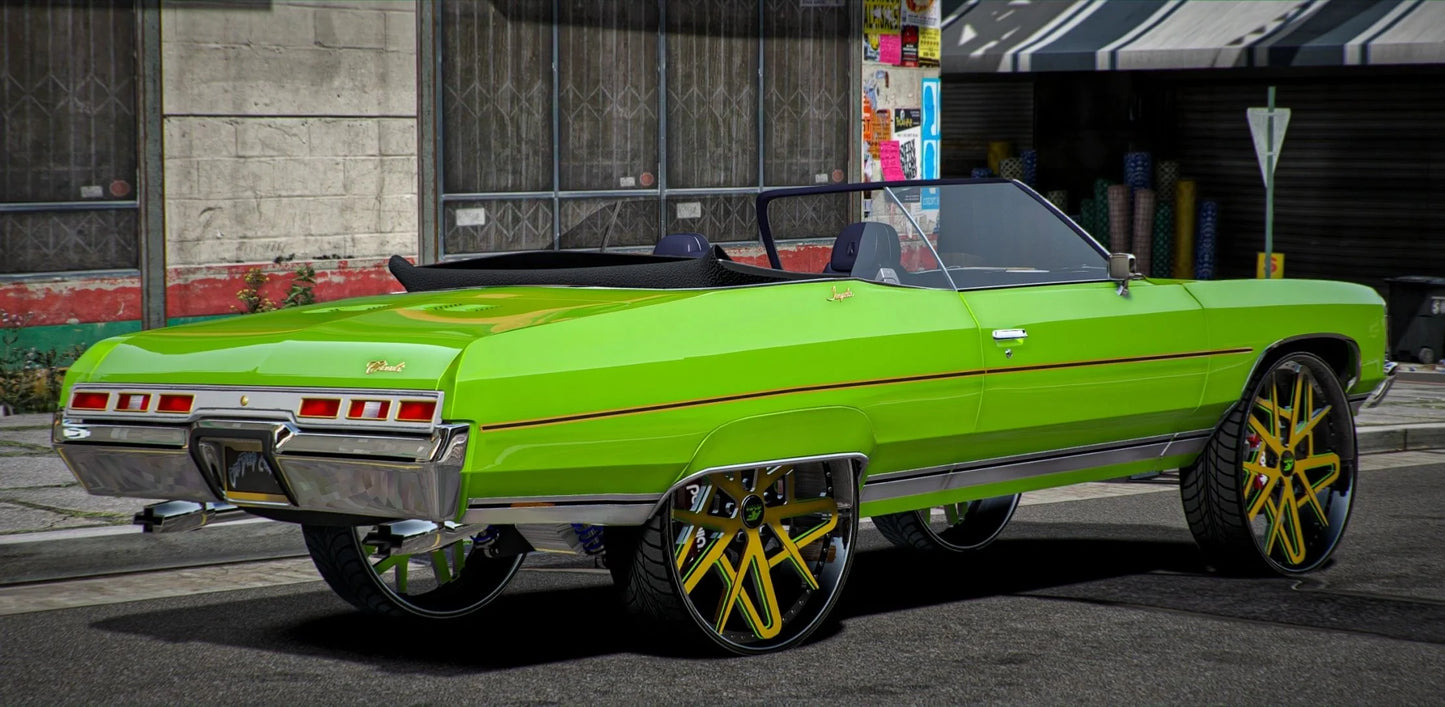 1971 Chevy Impala Vert On Armani Forged | One Deep