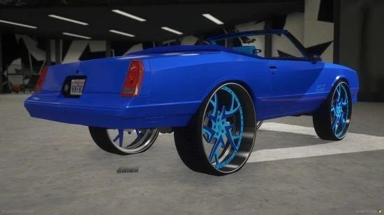 1988 Chevy Monte Carlo SS Droptop Custom on Ruccis | Bleed