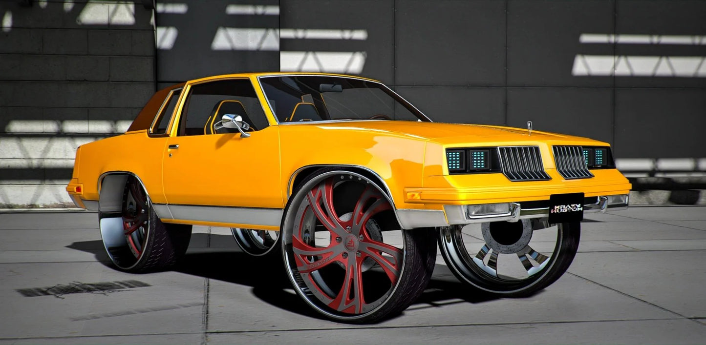 1984 Oldsmobile Cutlass on Corleone Donk | Krazy Customs