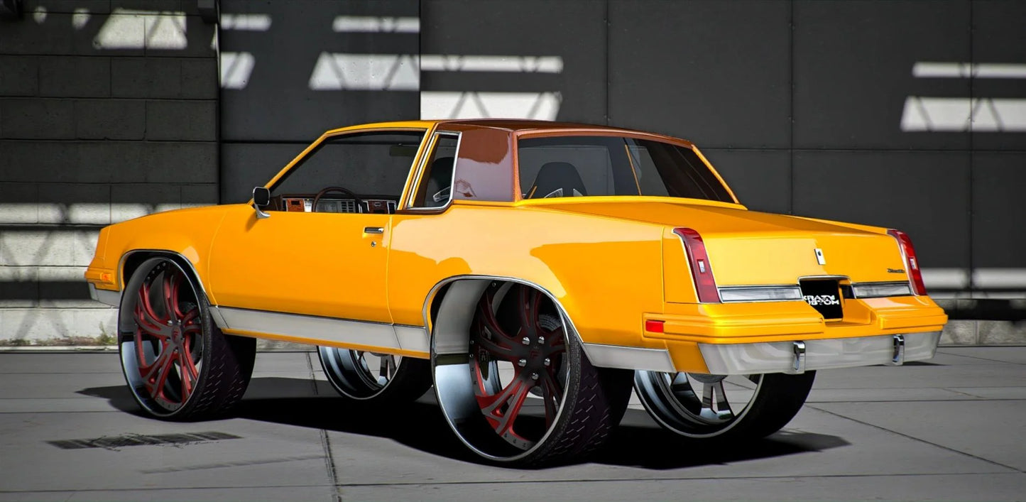 1984 Oldsmobile Cutlass on Corleone Donk | Krazy Customs