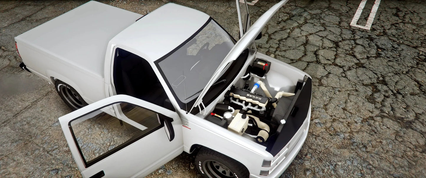 1998 Custom Chevy 2500 Cummins Swapped Lowered | Exotic Customs