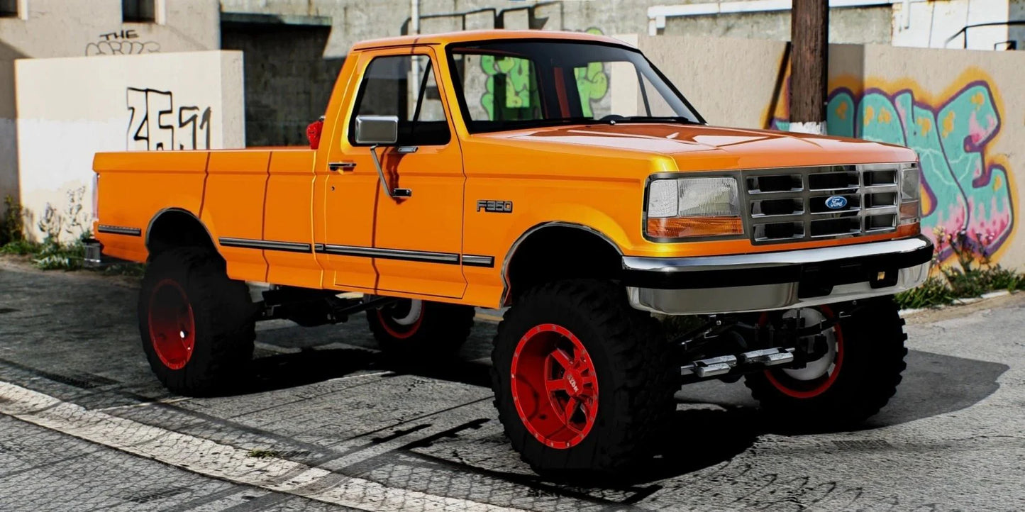 1997 Ford F350 Single Cab lifted | Exotic Customs