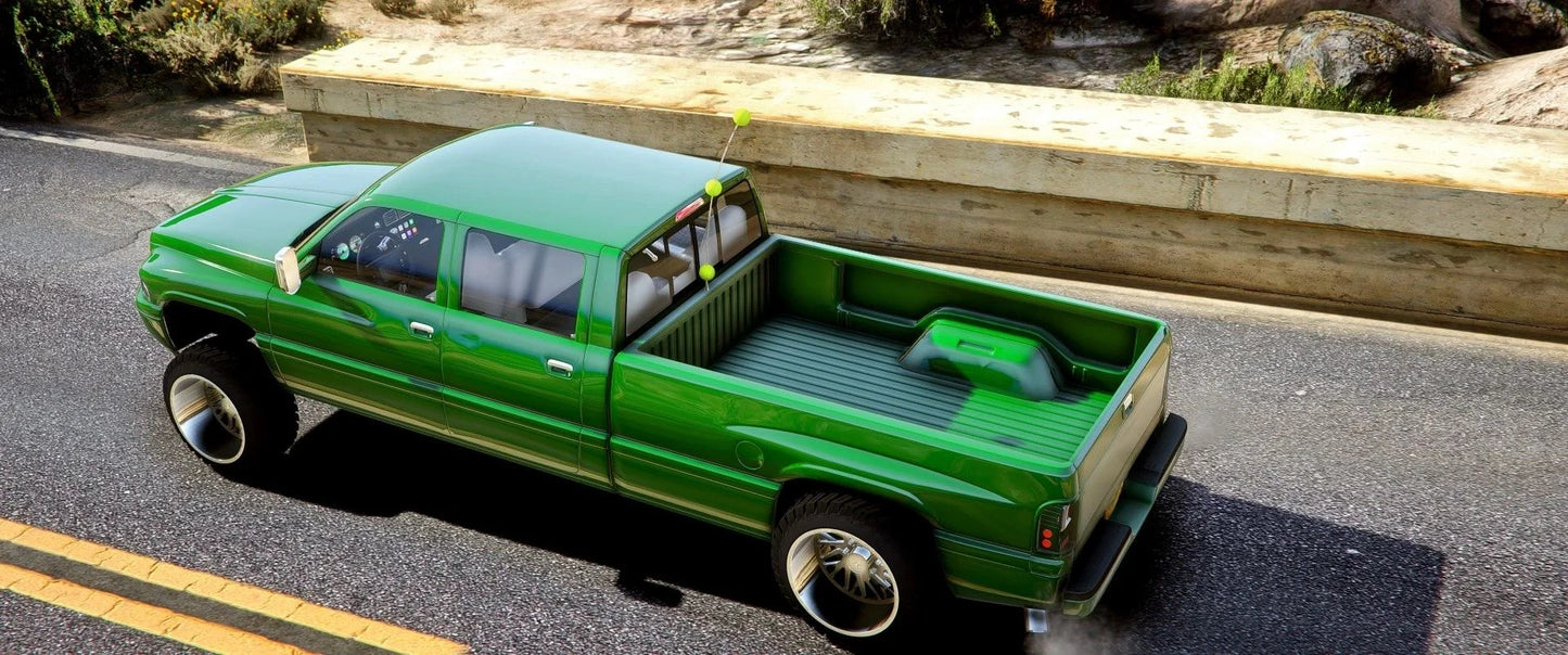 1998 Squatted Dodge Ram Crewcab | Exotic Customs