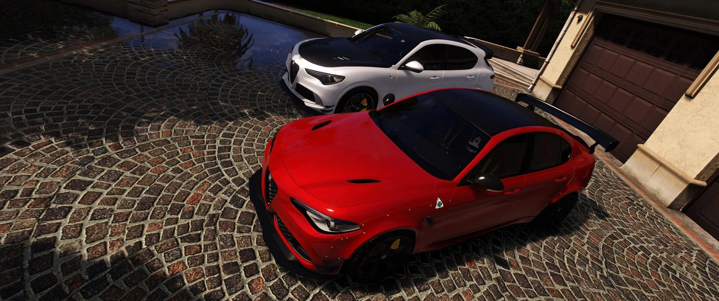2017 Alfa Romeo Giulia & Stelvio Quadrifoglio (2 in 1) - TUNERS PACK | Asyr0n
