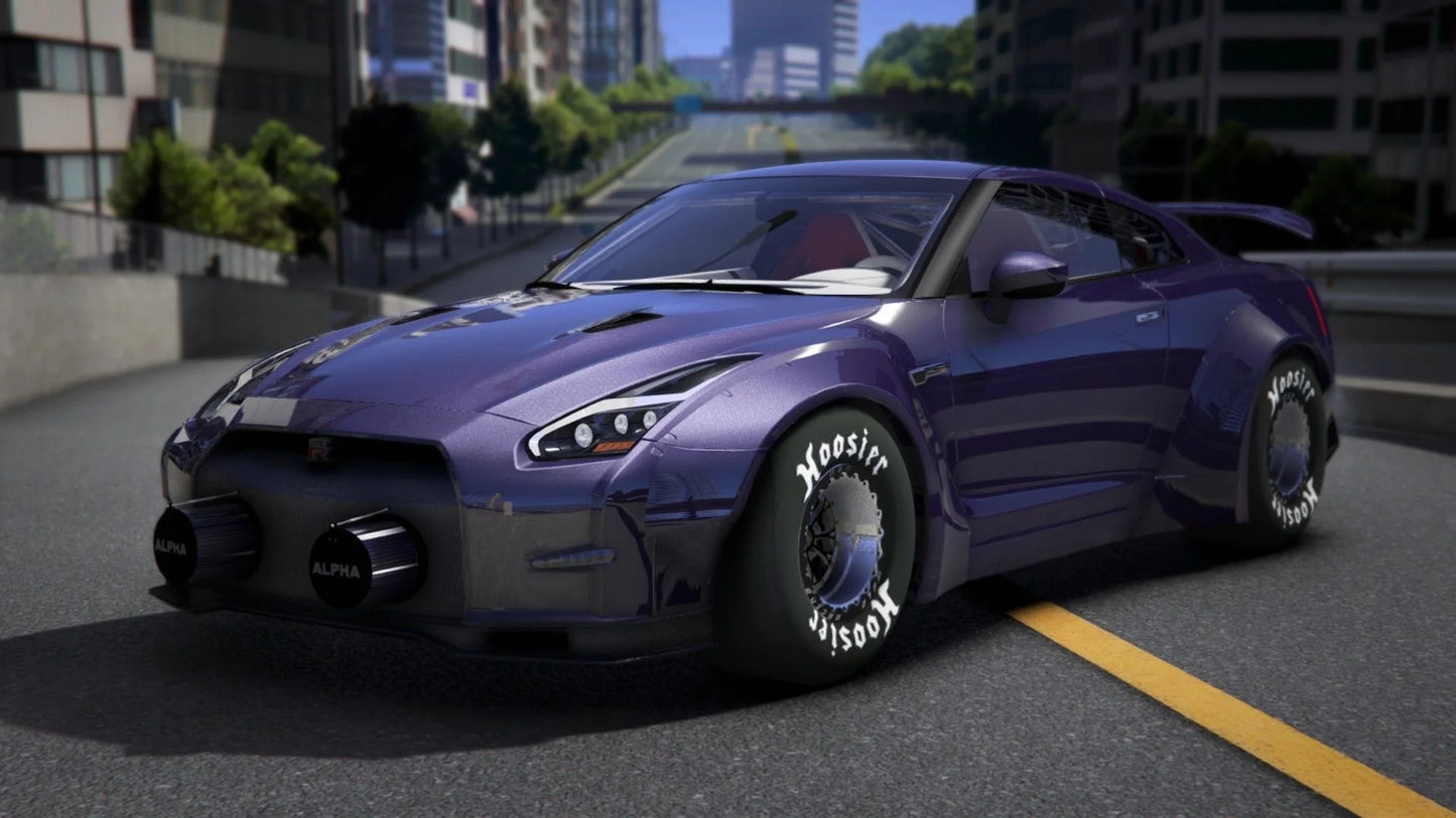 2017 Nissan GTR Twin Turbo Drag | Wafflez