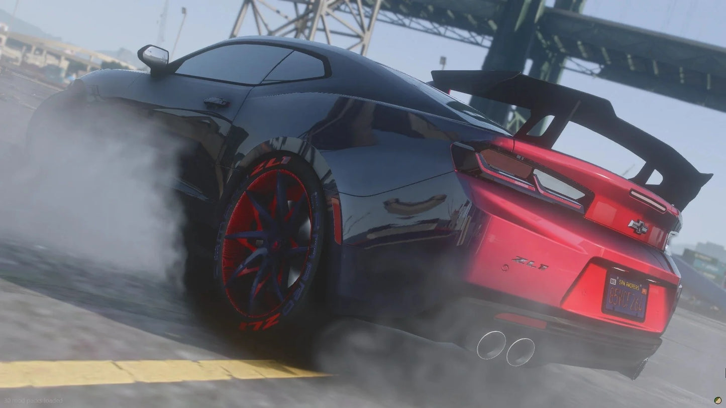 2018 ZL1 Custom Tire Stickers & Forgiatos | Trill