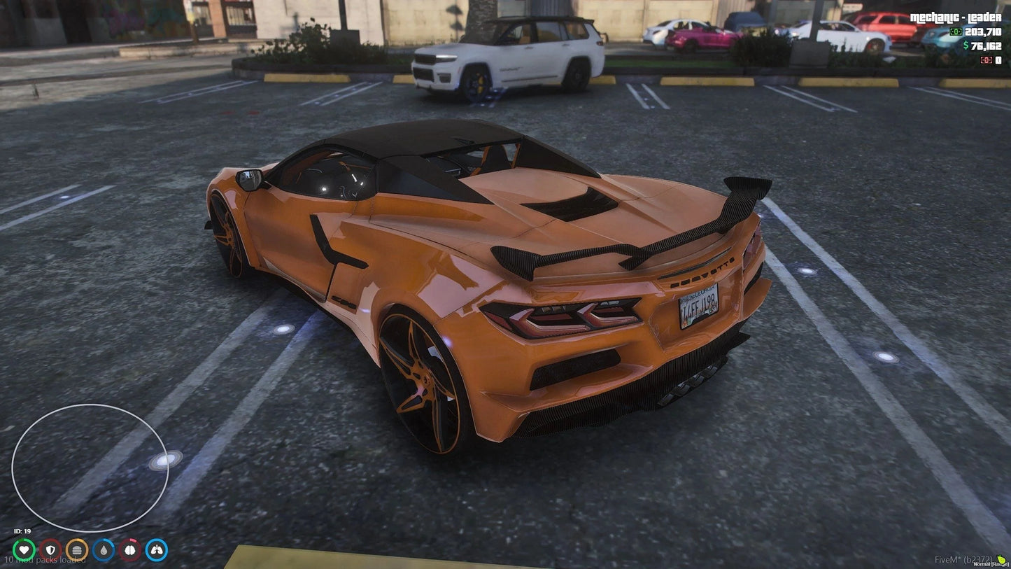2023 Chevrolet Corvette C8 Z06 Auto Roof on 24s 26s Forgis | Nukem Customs