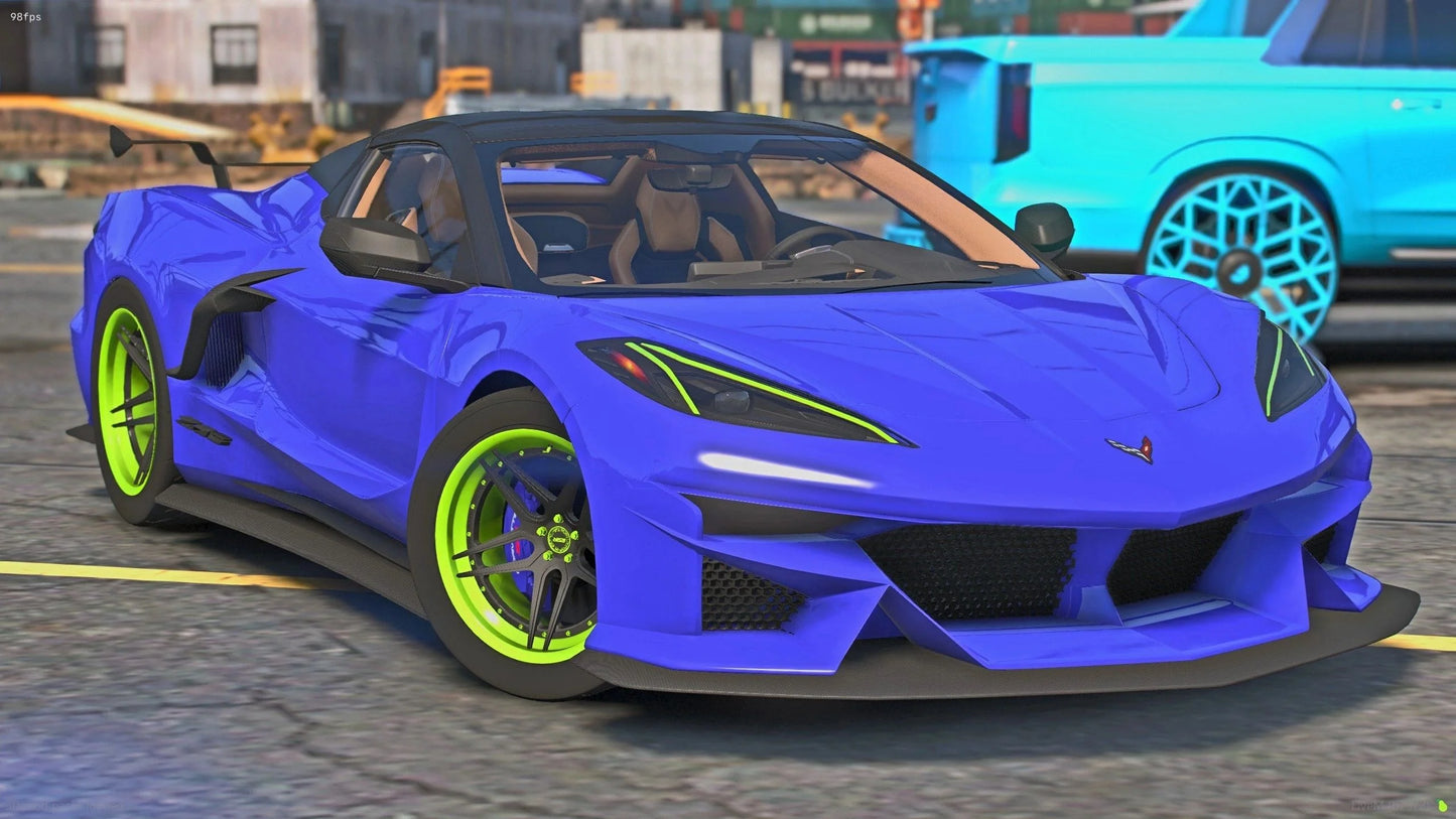 2025 Chevy Corvette C8 Z06 Custom (Auto Roof) | Bleed