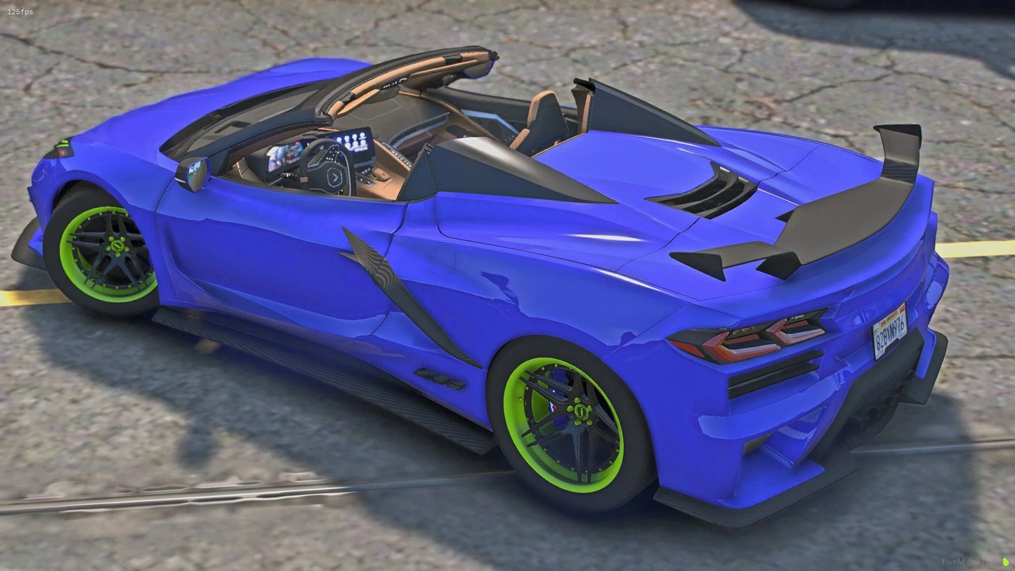 2025 Chevy Corvette C8 Z06 Custom (Auto Roof) | Bleed