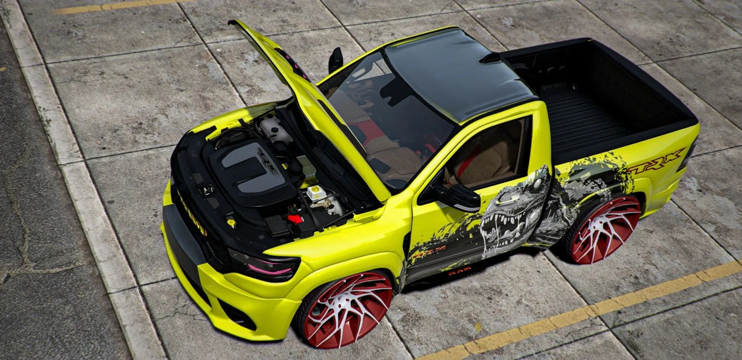 2022 Custom 1500HP 2 Door Dodge Ram TRX on Corleone Forged Rims | Mopar Mak