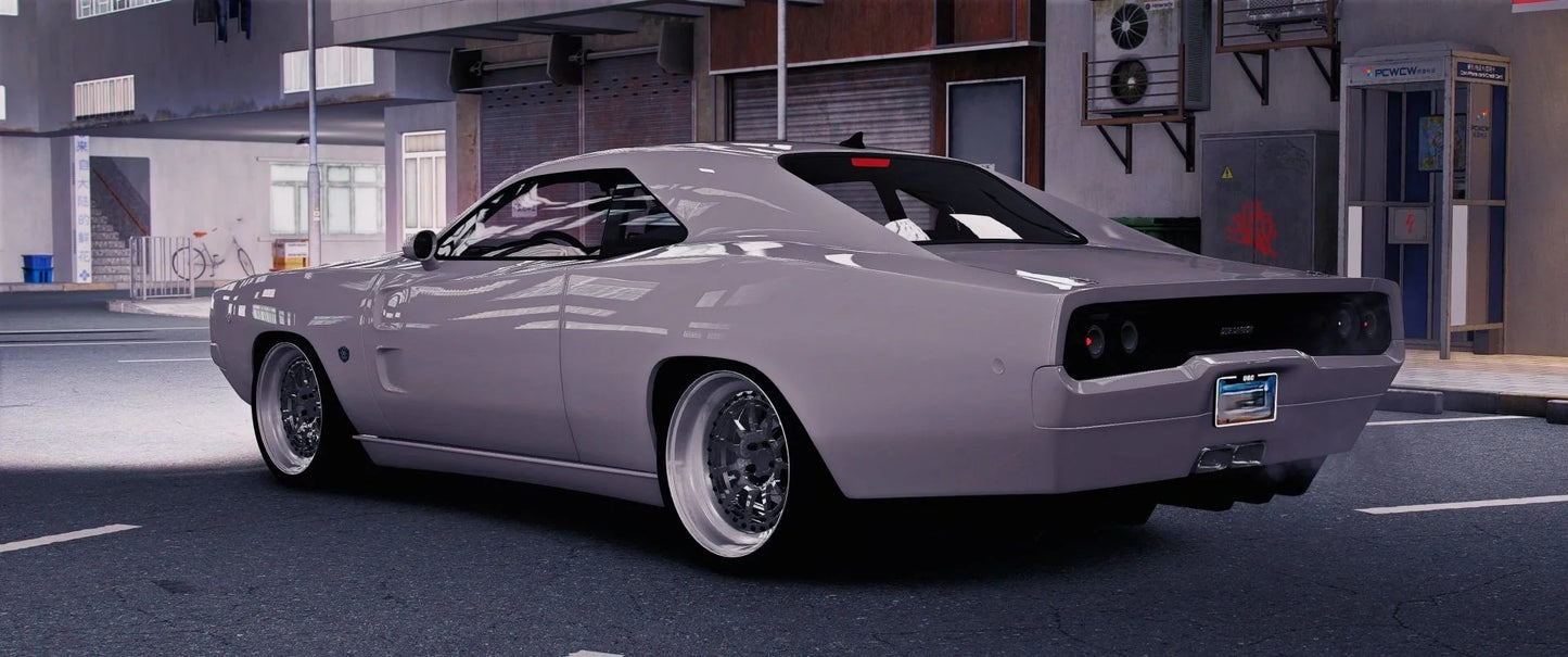 2022 Dodge Challenger Retro Mod (Animated Headlight Cover And 5 Seater) | Underground Customs