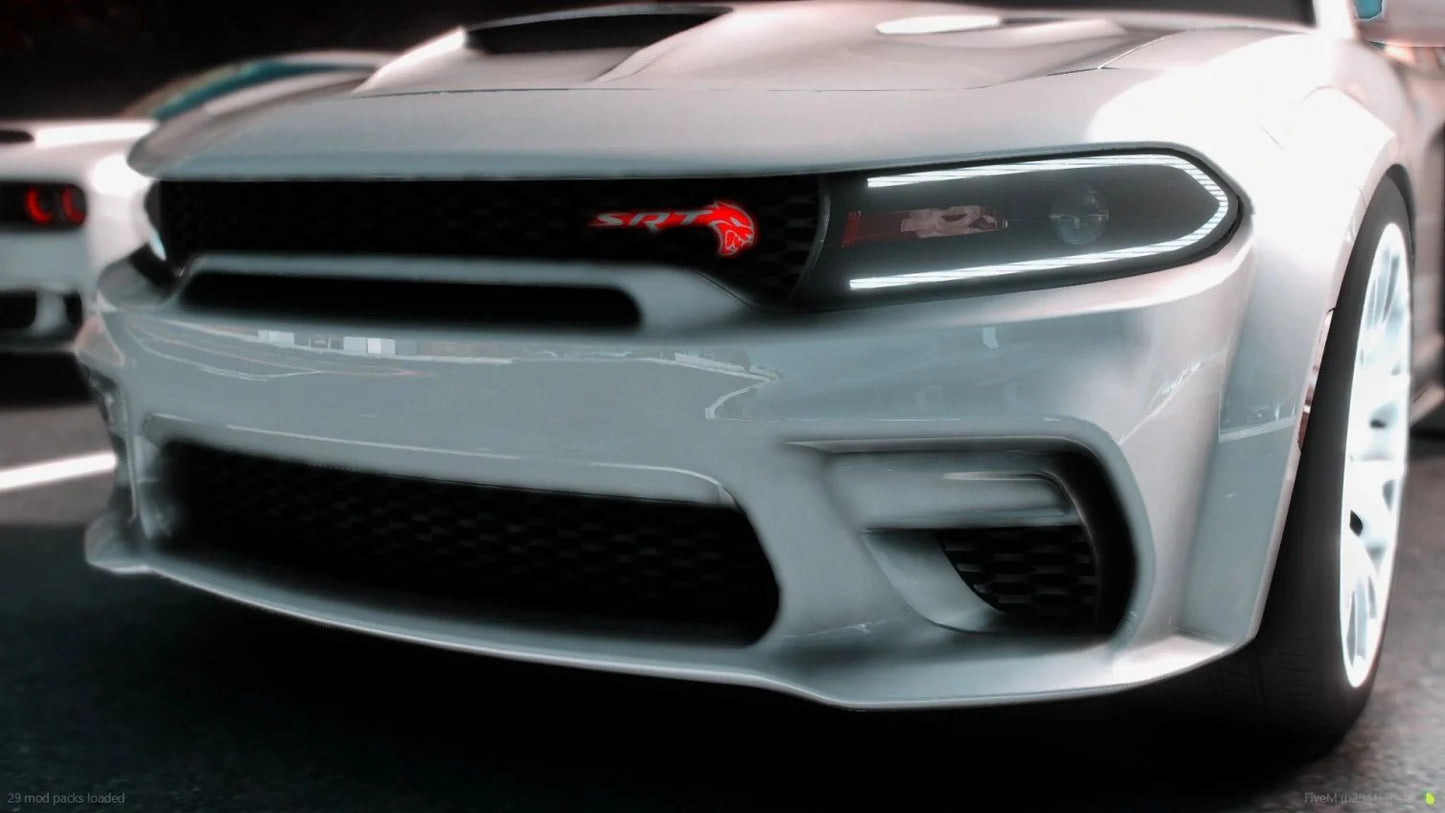 2021 Dodge Charger Hellcat Redeye Whiteout (Animated Windows) | 4K Customs