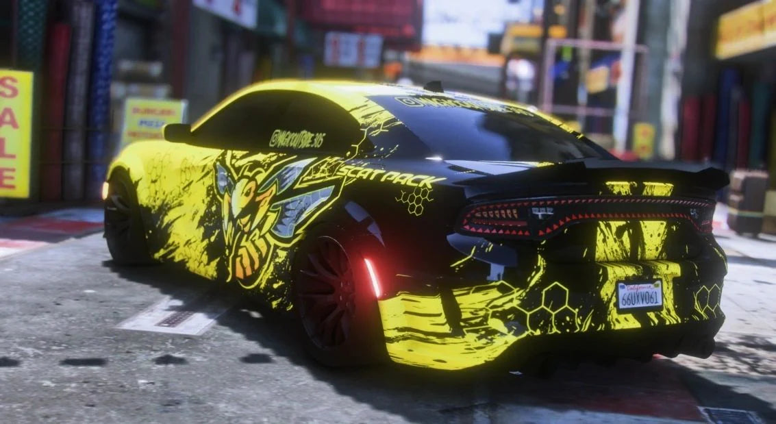 2022 Dodge Charger Scatpack Magic Outside 305 (Animation Sunroof) | Playa Customs