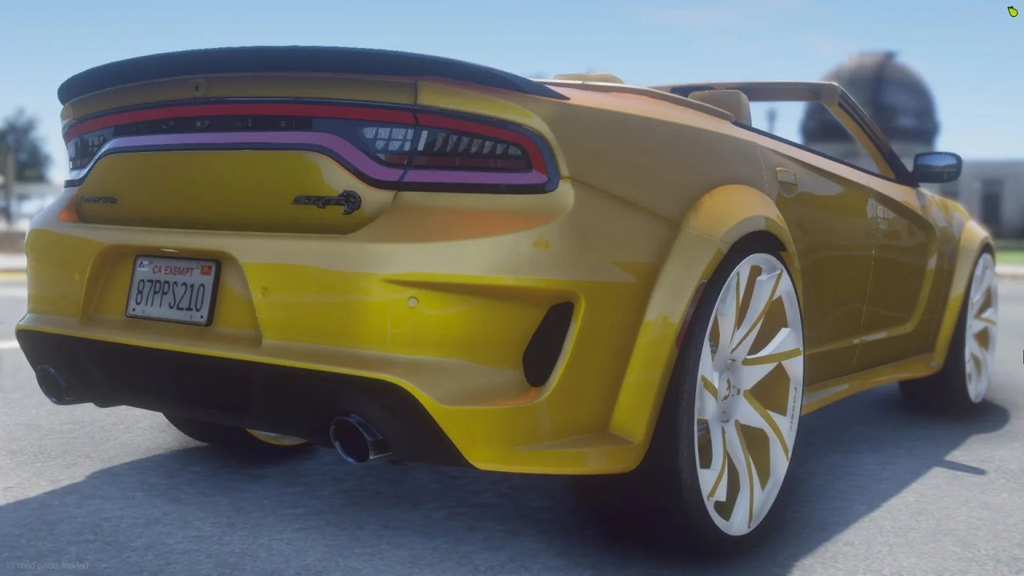 2021 Dodge Charger SRT Hellcat Convertible on Forgiatos | Nukem Custom