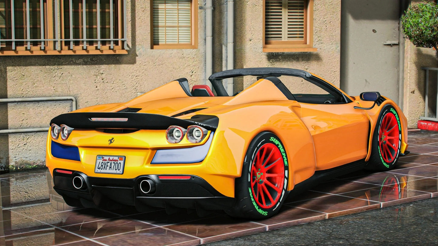 2020 Ferrari F8 Spider Novitec Widebody Auto Roof | Nukem Customs