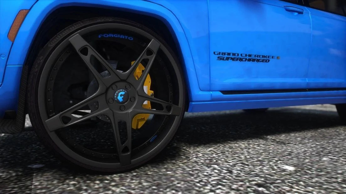 2022 Jeep Grand Cherokee L Trackhawk on Forgiatos | Bleed