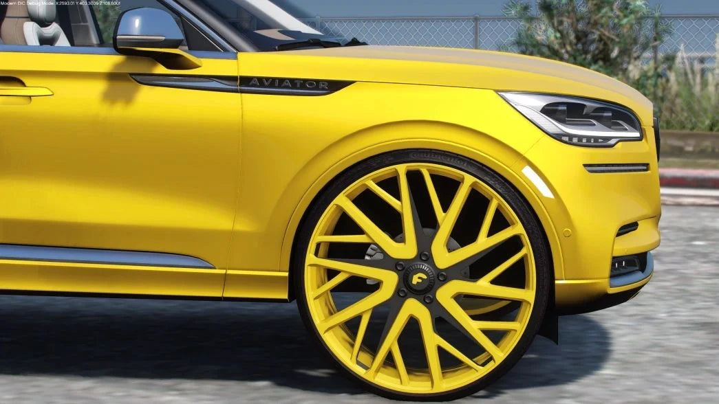 2021 Lincoln Aviator on 30" Forgis | Bleed