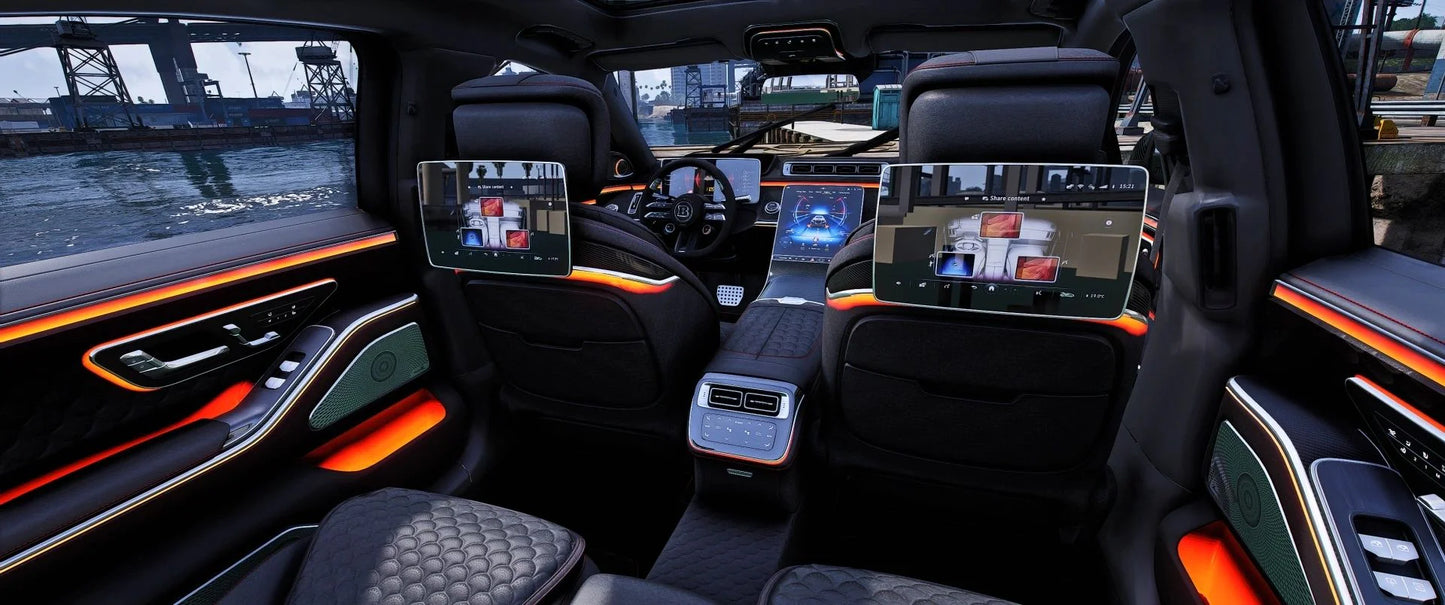 2024 Mercedes AMG S63 Brabus 930 (Animated Sunroof) | Vakillas Mods