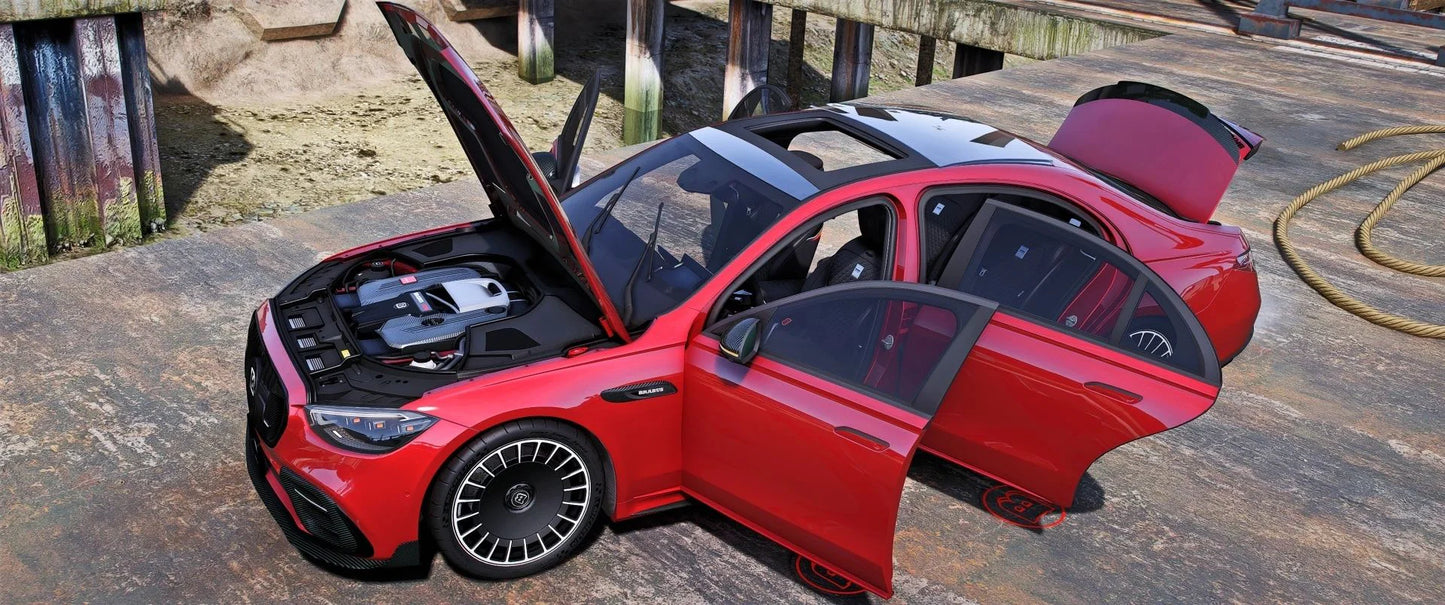 2024 Mercedes AMG S63 Brabus 930 (Animated Sunroof) | Vakillas Mods