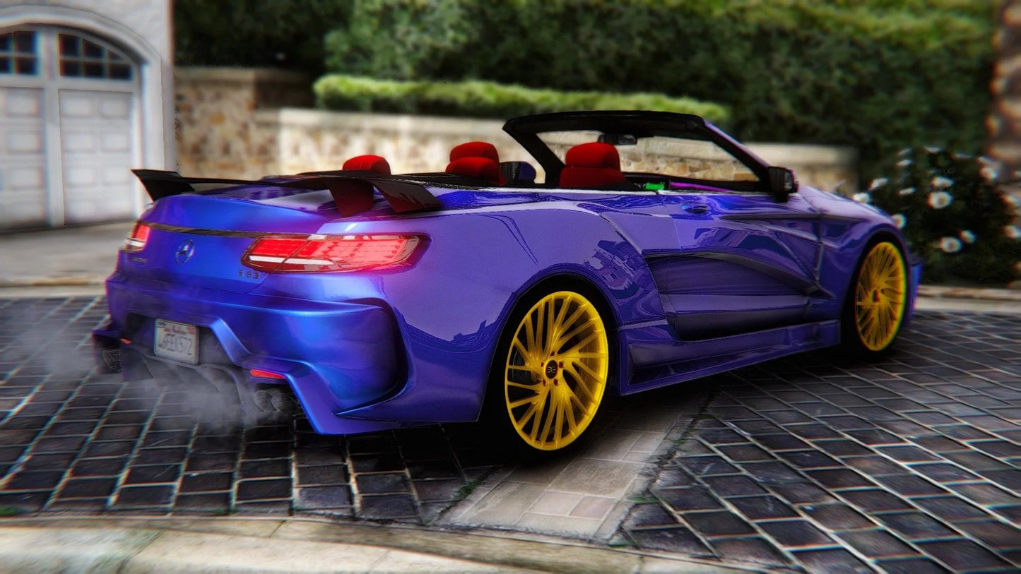 2021 Mercedes S63 AMG Squalo Widebody Autoroof | Bleed