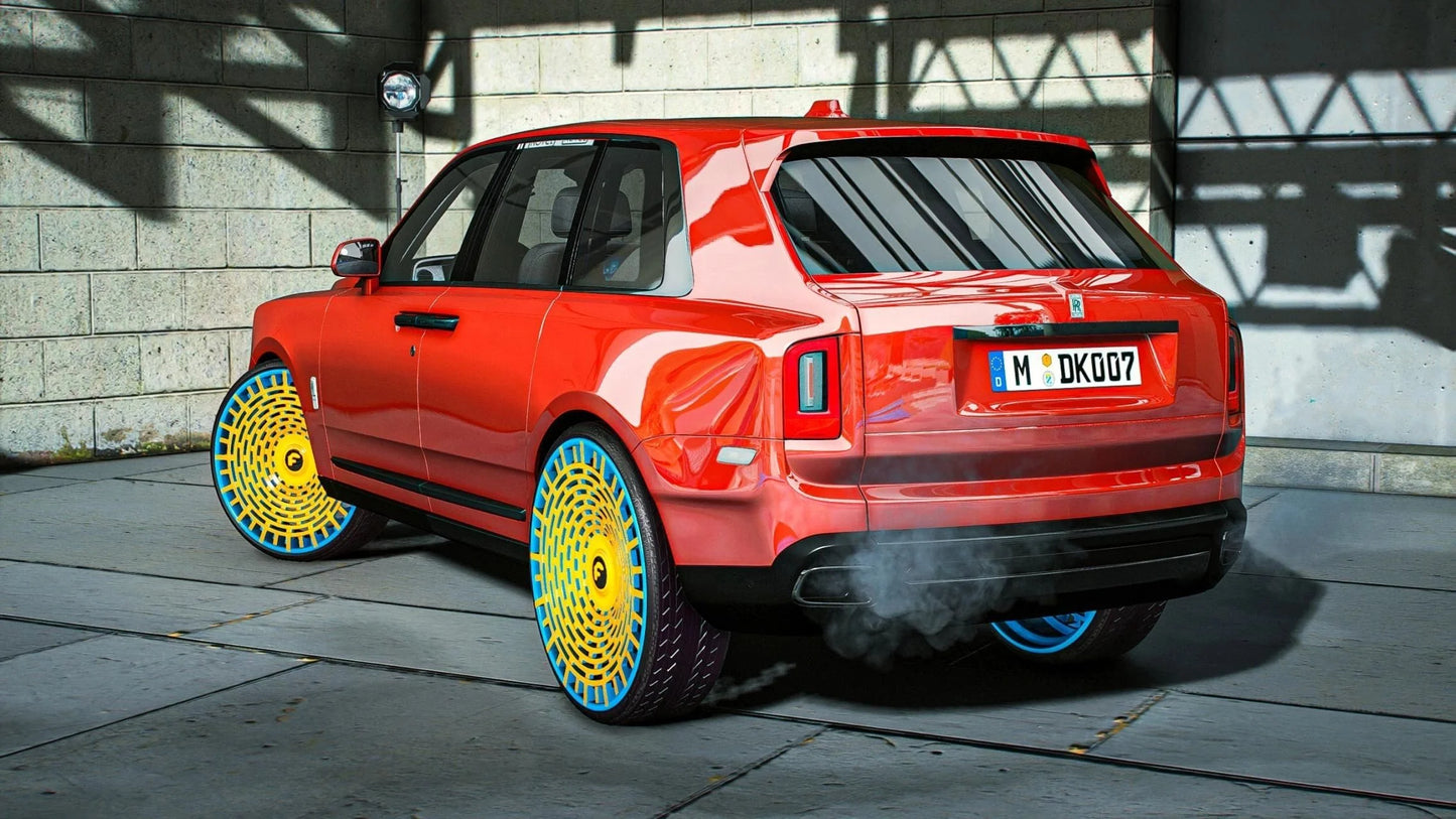 2020 Rolls Royce Cullinan on 30" Forgis | Bleed