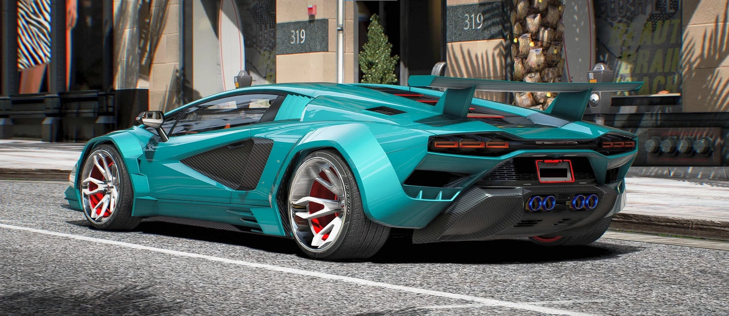2NCS Lamborghini Countach | GG