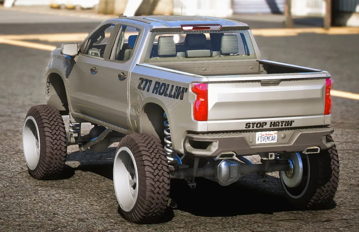 (Debadged) Chevrolet Silverado Z71 With High Lift Kit | NM Customs