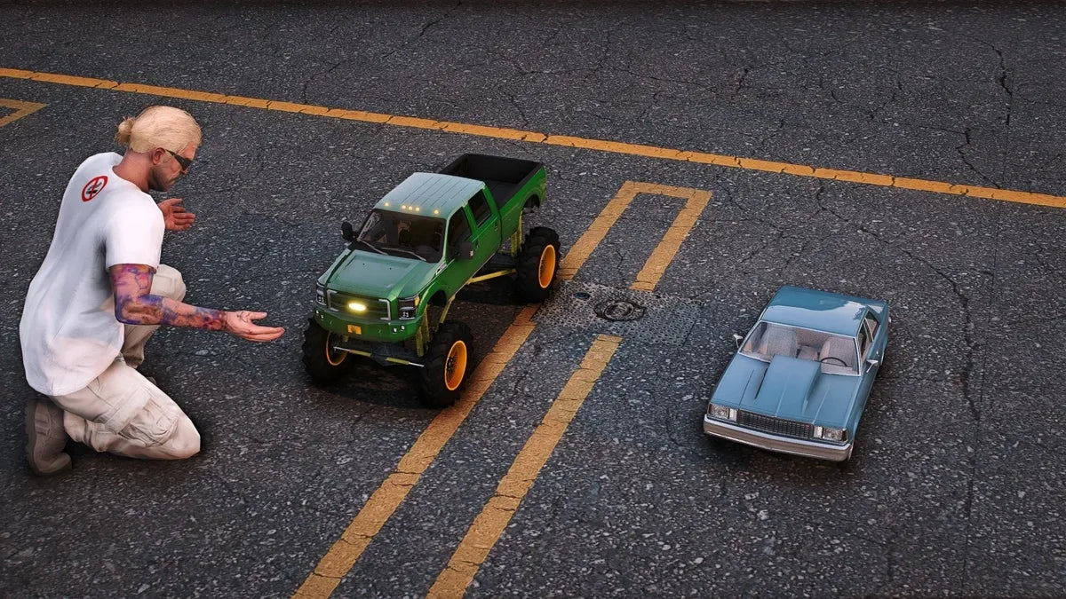 Toy Car Pack (Chevrolet Malibu & Ford Super Duty)