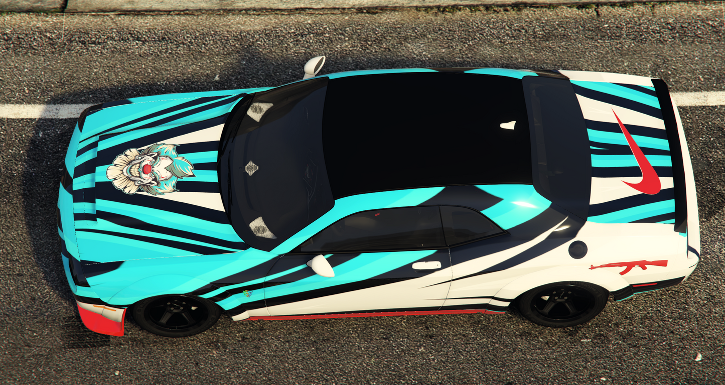 2018 Dodge Challenger SRT Hellcat Widebody "NICLOKEWN" RGB Lights | 3RR0R