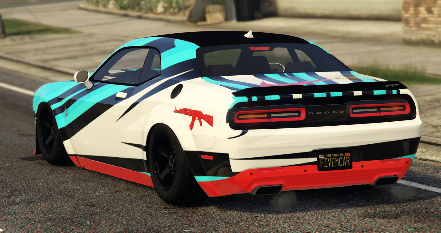 2018 Dodge Challenger SRT Hellcat Widebody "NICLOKEWN" RGB Lights | 3RR0R