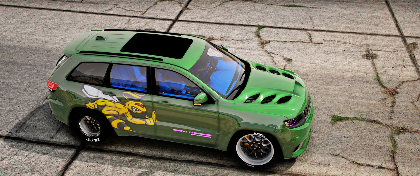 Jeep Gr Cherokee Drag 2018 (4 Liveries) | 3RR0R