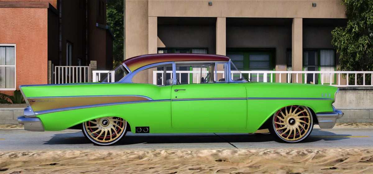 1957 Chevy Belair On Forgiatos | DDC Cars