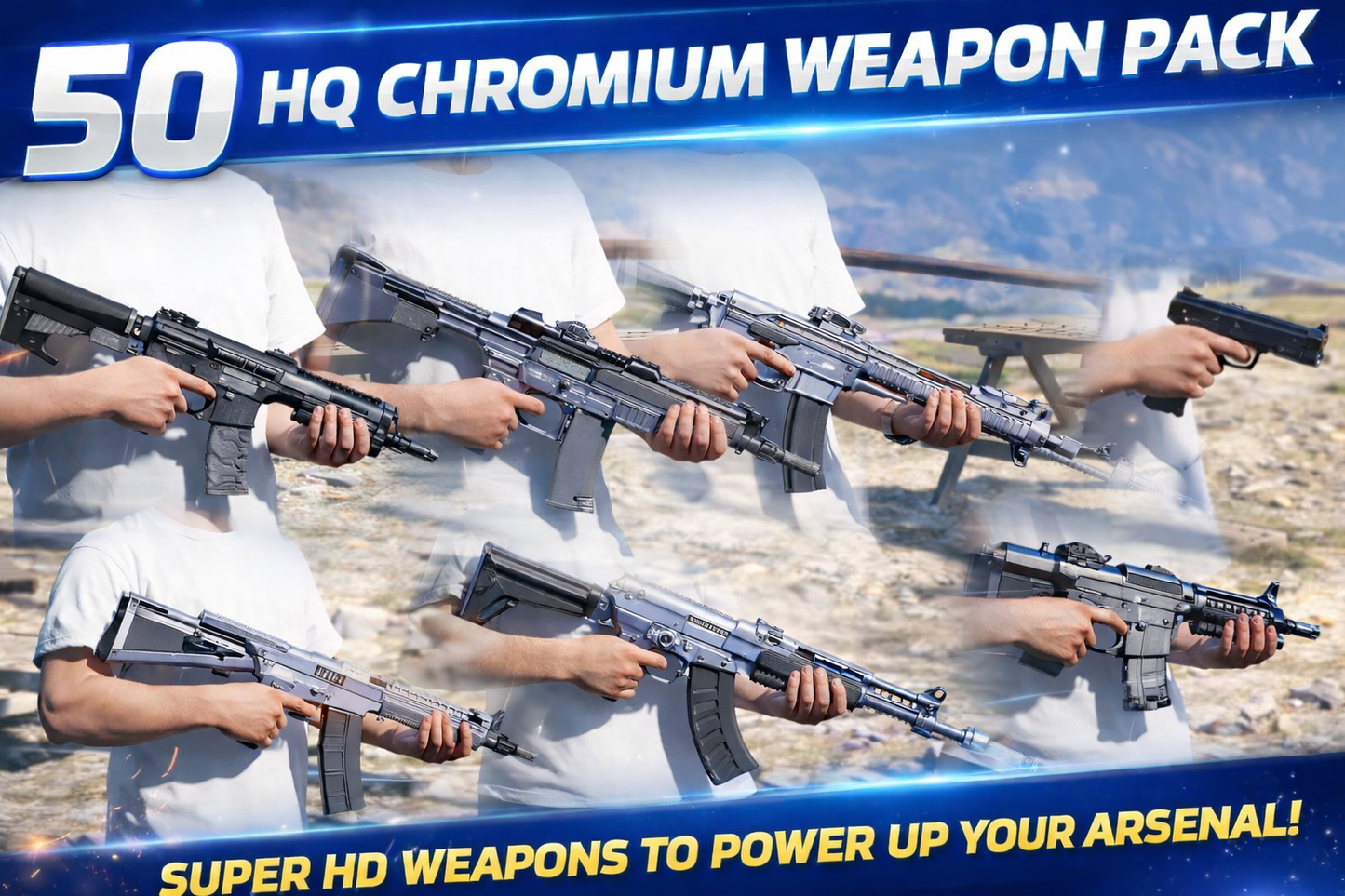 50 HQ Chromium Weapon Pack