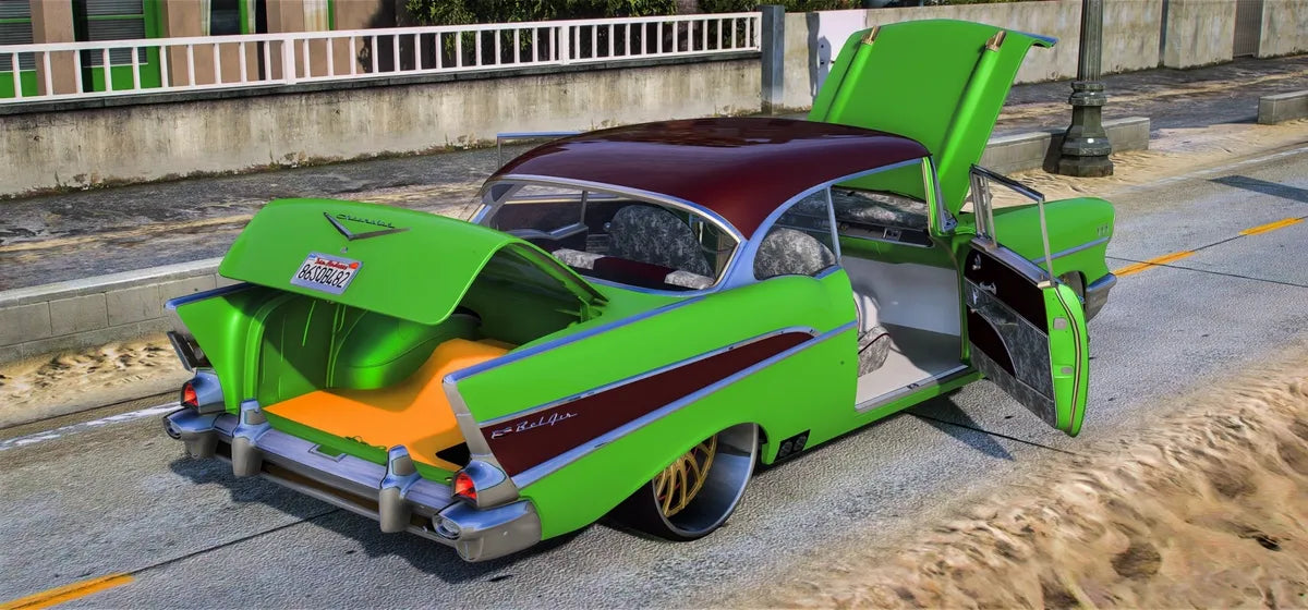 1957 Chevy Belair On Forgiatos | DDC Cars
