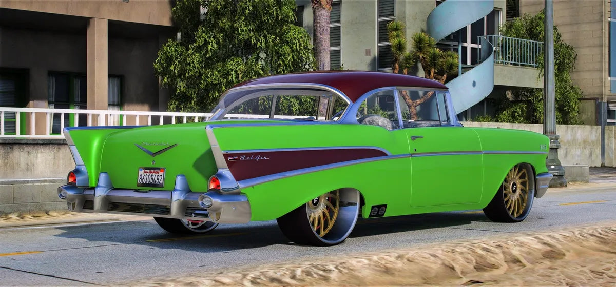 1957 Chevy Belair On Forgiatos | DDC Cars