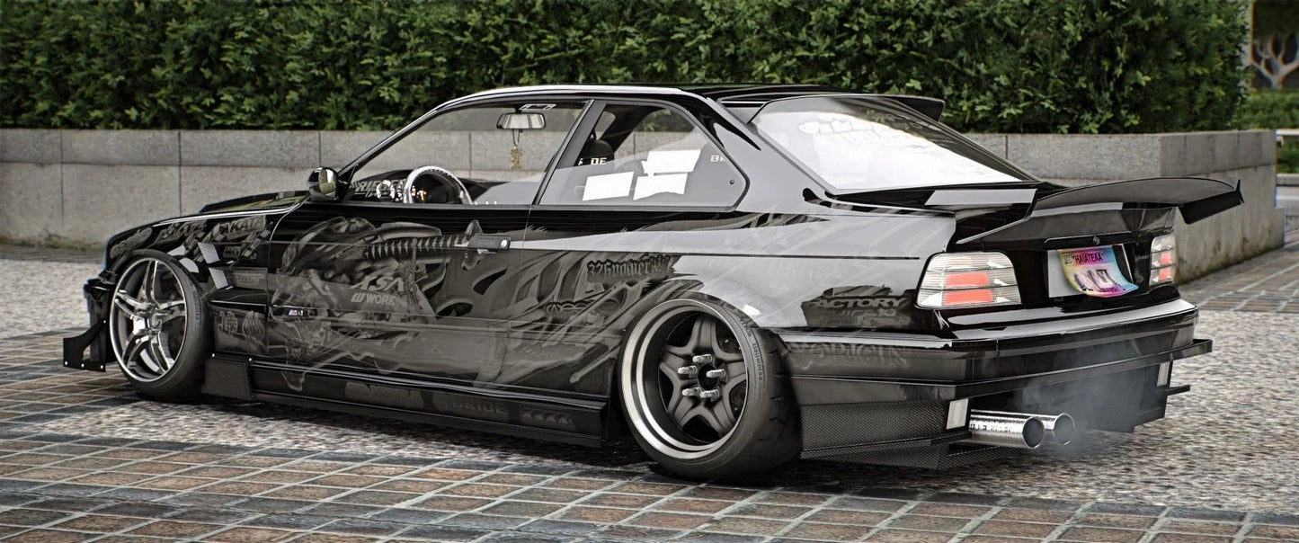 BMW E36 M3 Uras GT 'Black Edition' | Zlayworks