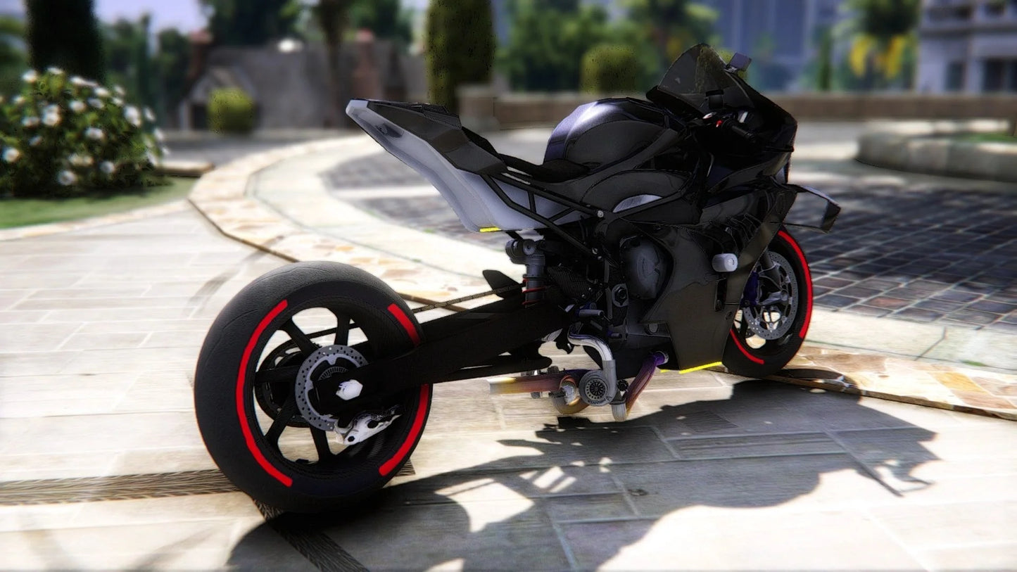 BMW M1000RR Stretched Twin Turbo with Custom Exhausts | JC Customs