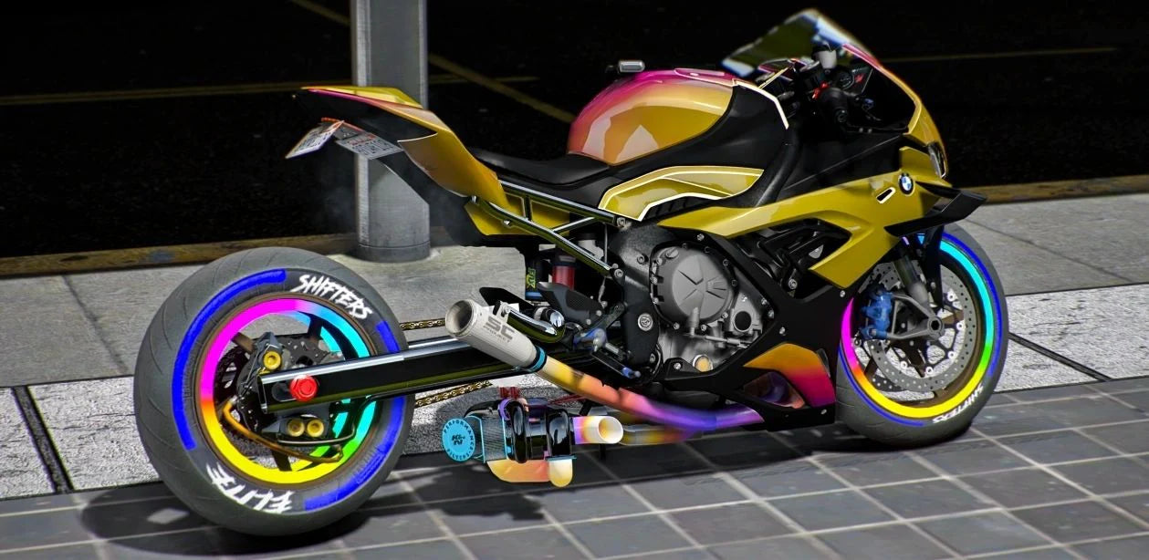 BMW M1000RR Twin Turbo Drag Rainbow Custom | Elite Shifters