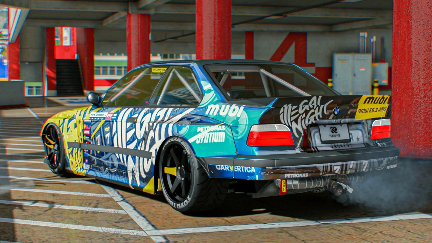 BMW M3 E36 6.3 AMG Illegal Night | GDP Customs