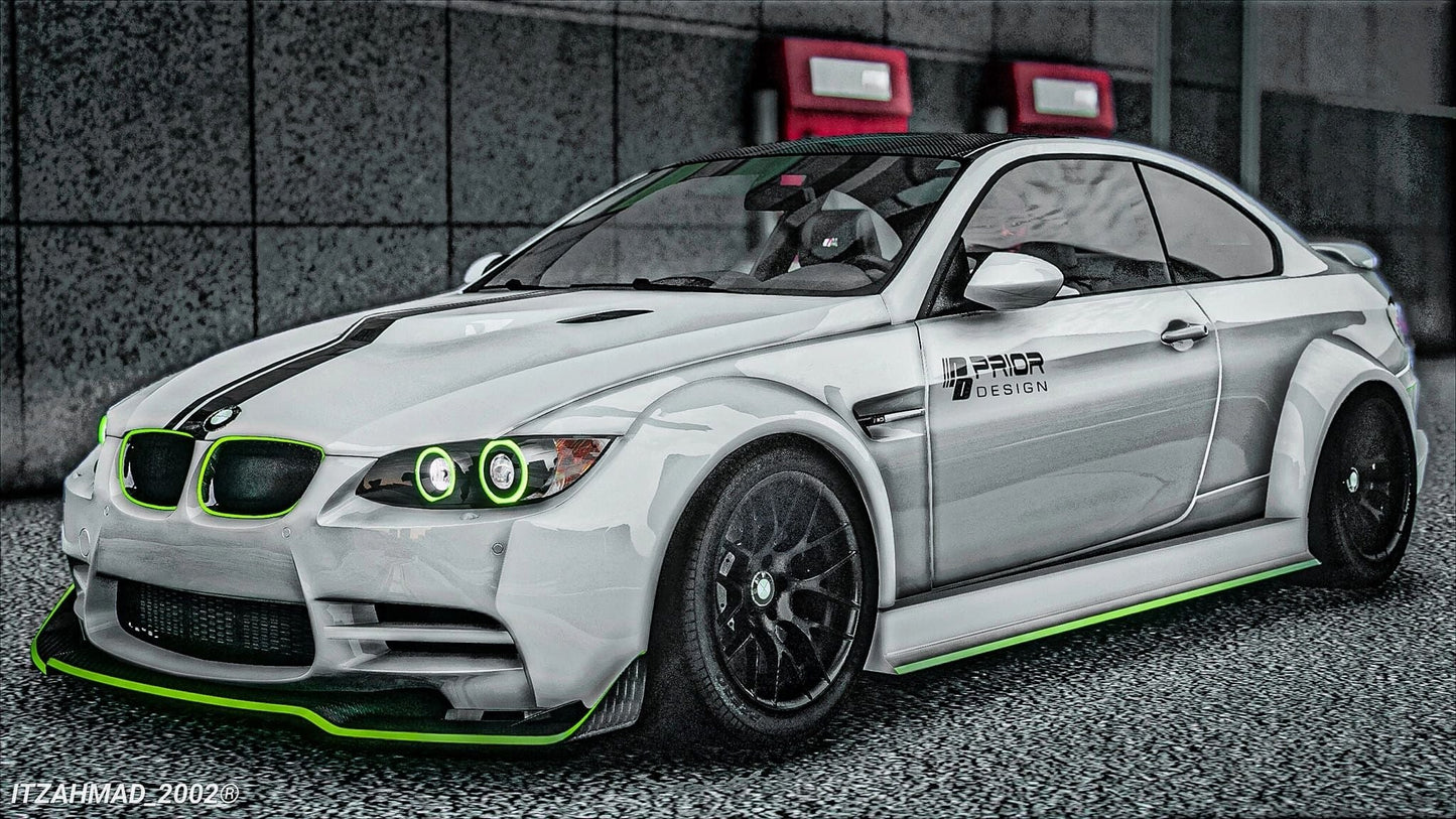 BMW M3 E92 Prior Design (Animated Lights) | Itzahmad_2002