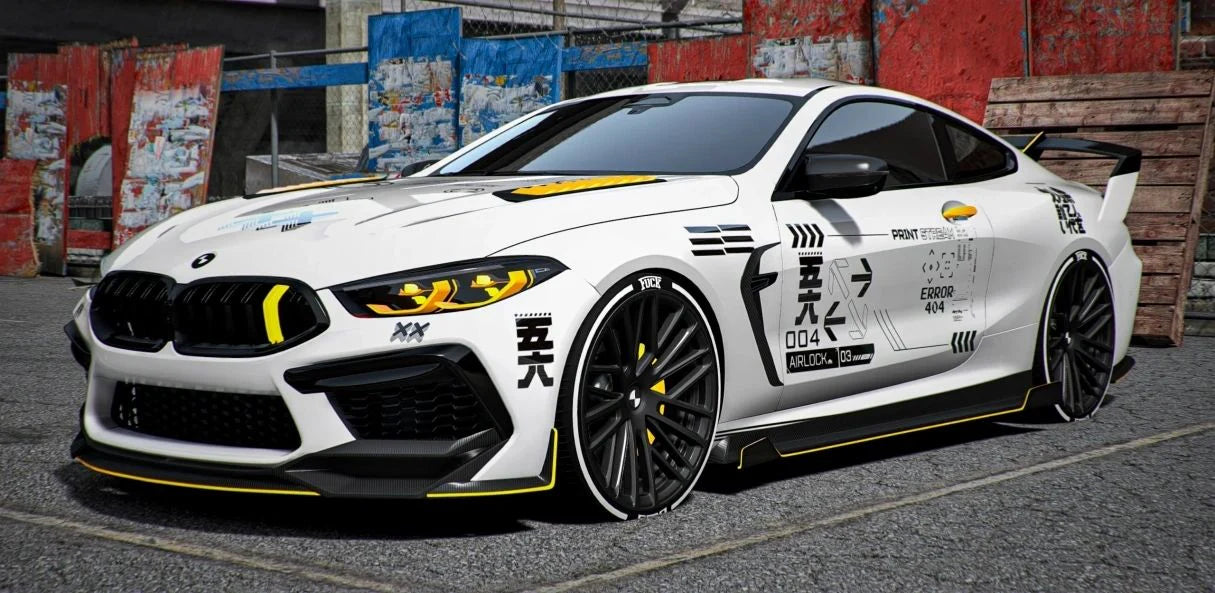 BMW M8 RK Kit (Animated Sunroof) (4 Liveries) | German Productions