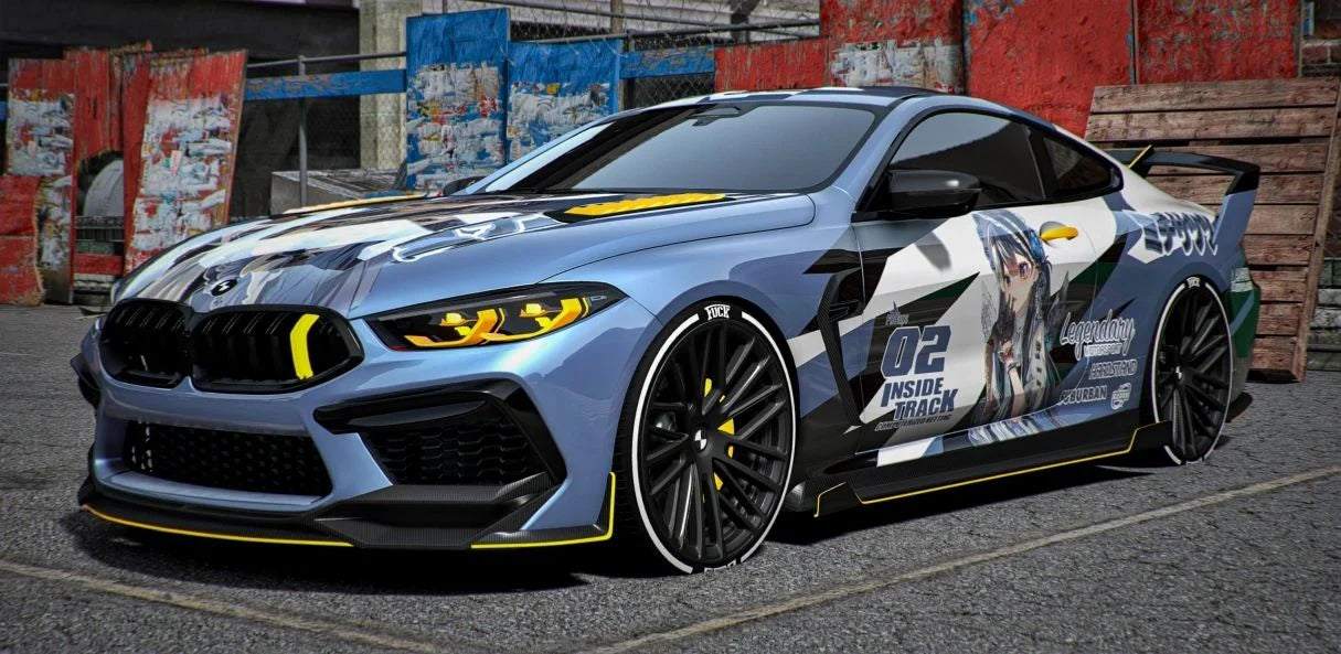 BMW M8 RK Kit (Animated Sunroof) (4 Liveries) | German Productions