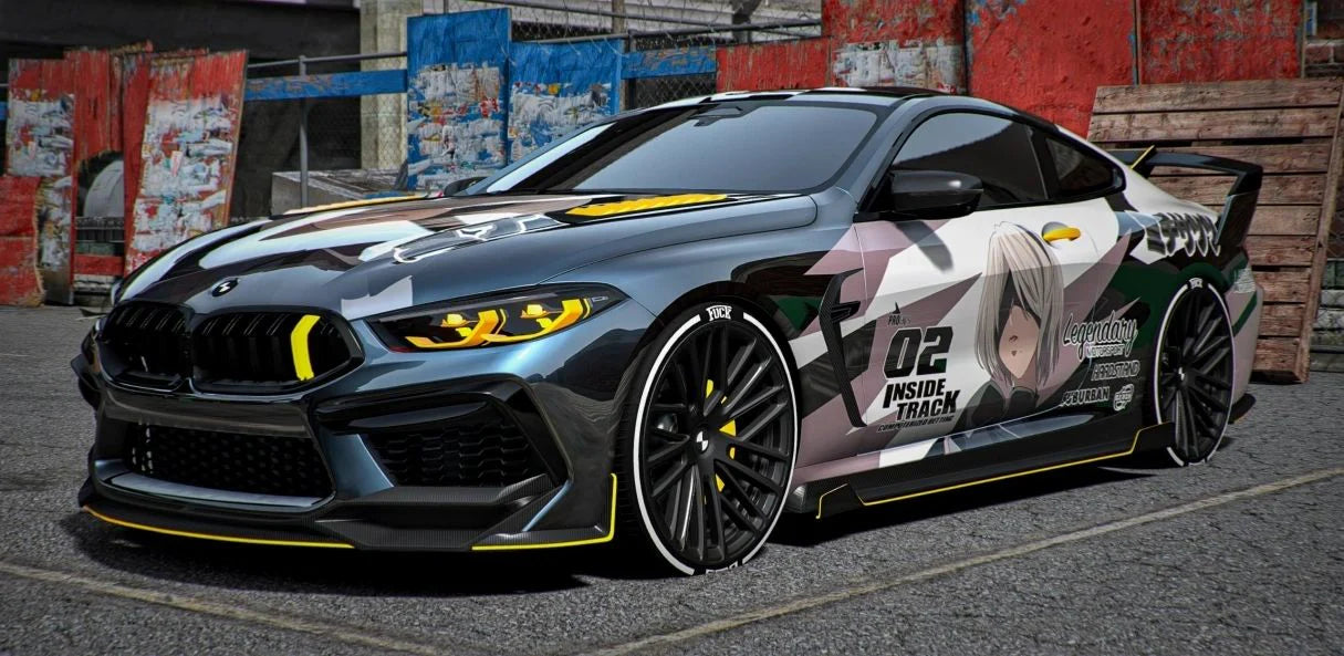 BMW M8 RK Kit (Animated Sunroof) (4 Liveries) | German Productions