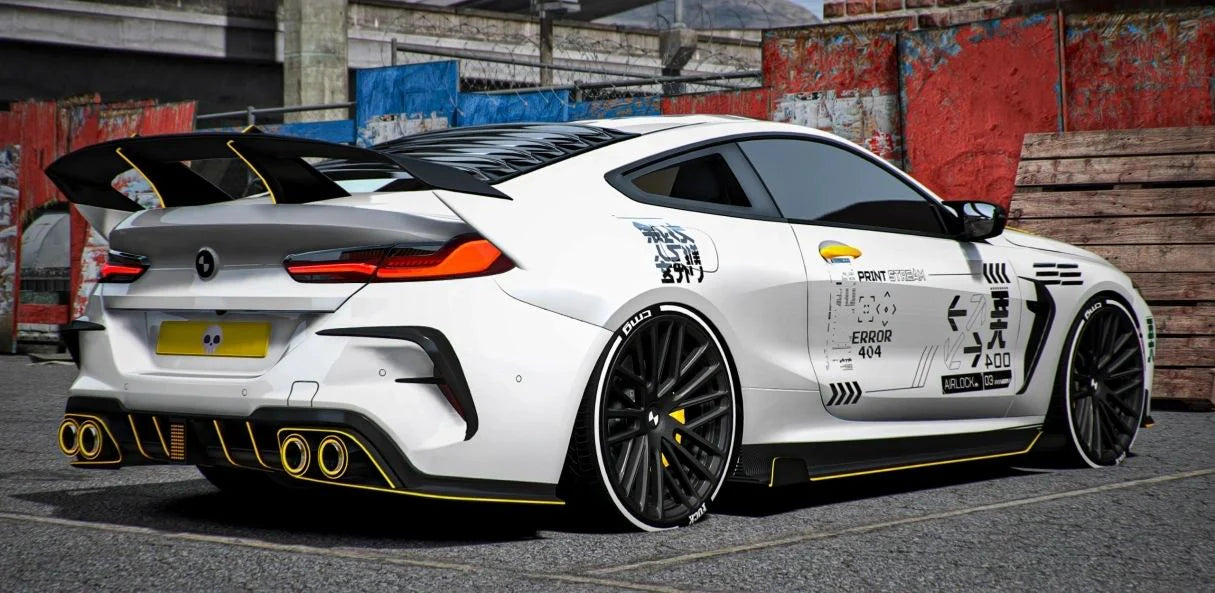 BMW M8 RK Kit (Animated Sunroof) (4 Liveries) | German Productions