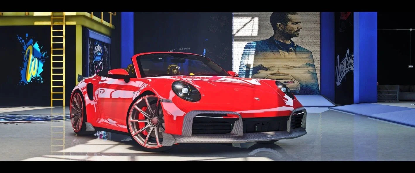 Brabus Porsche 992 Cabrio (Animated Roof) | RY Customs