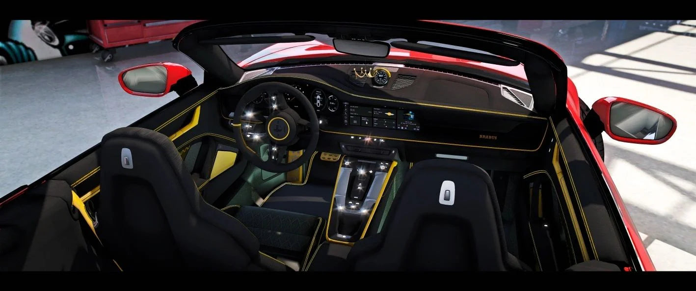 Brabus Porsche 992 Cabrio (Animated Roof) | RY Customs