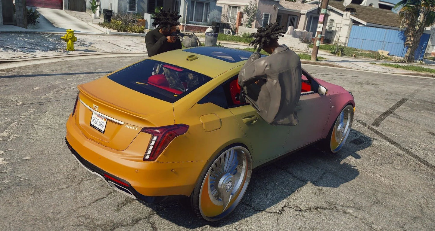 Cadillac CT5 On Dub Floaters 6 Seater Slider | A1 Customs